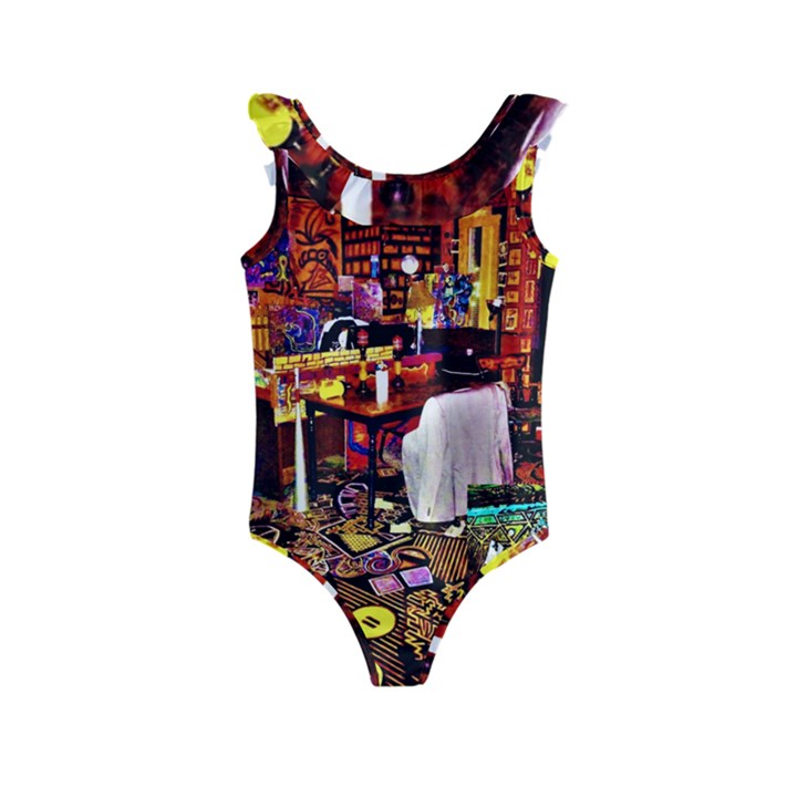 PAINTED HOUSE Kids  Frill Swimsuit
