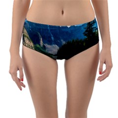 Landscape-1 Reversible Mid-waist Bikini Bottoms