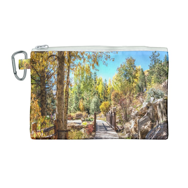 LANDSCAPE # 2 THE PATH Canvas Cosmetic Bag (Large)