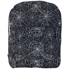 Pattern Spiderweb Halloween Gothic on black background Full Print Backpack