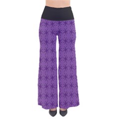 Pattern Spiders Purple and black Halloween Gothic Modern So Vintage Palazzo Pants