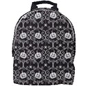 Pattern Pumpkin Spider Vintage gothic Halloween black and white Mini Full Print Backpack View1