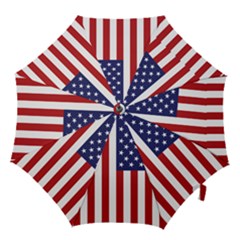 Us Flag Stars And Stripes Maga Hook Handle Umbrellas (medium) by snek