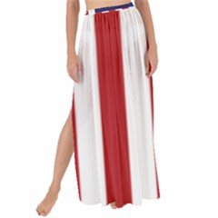 Us Flag Stars And Stripes Maga Maxi Chiffon Tie-up Sarong by snek