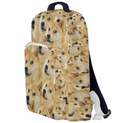 Doge Meme Doggo Kekistan Funny Pattern Double Compartment Backpack by snek
