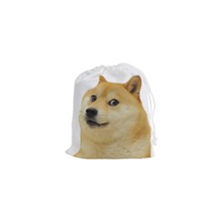 White Doge Meme Alone13k Cowcowshirt Black 15 10 10 100 Drawstring Pouch (xs) by snek