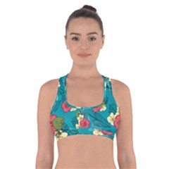 Apu Apustaja And Groyper Pepe The Frog Frens Hawaiian Shirt With Red Hibiscus On Green Background From Kekistan Cross Back Sports Bra by snek