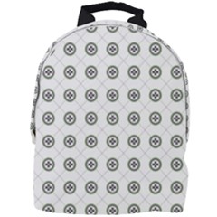 Logo Kekistan Pattern Elegant With Lines On White Background Mini Full Print Backpack by snek