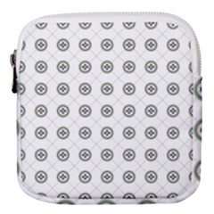 Logo Kekistan Pattern Elegant With Lines On White Background Mini Square Pouch by snek