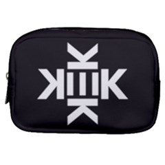 Official Logo Kekistan Kek Black And White On Black Background Make Up Pouch (small) by snek