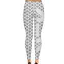 Logo Kek Pattern Black and White Kekistan Leggings  View2