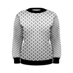 Logo Kek Pattern Black And White Kekistan White Background Women s Sweatshirt by snek