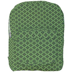 Logo Kek Pattern Black And Kekistan Green Background Full Print Backpack by snek