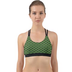 Logo Kek Pattern Black And Kekistan Green Background Back Web Sports Bra by snek