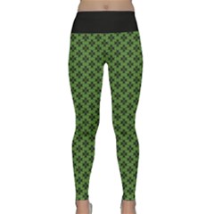 Logo Kek Pattern Black And Kekistan Green Background Lightweight Velour Classic Yoga Leggings by snek