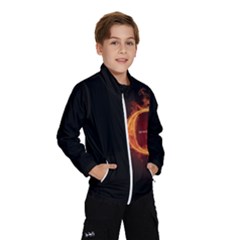 Qanon Letter Q Fire Effect Wwgowga Wwg1wga Windbreaker (kids) by snek