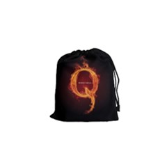 Qanon Letter Q Fire Effect Wwgowga Wwg1wga Drawstring Pouch (xs) by snek