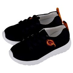 Qanon Letter Q Fire Effect Wwgowga Wwg1wga Kids  Lightweight Sports Shoes by snek