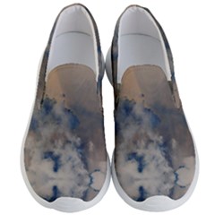 Deep Time Clouds Men s Lightweight Slip Ons by LoolyElzayat