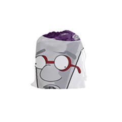 Purple Cup Nerd Drawstring Pouch (small)