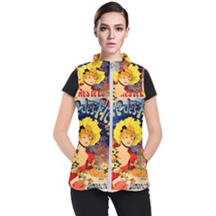 Jules Chéret Women s Puffer Vest by ArtworkByPatrick