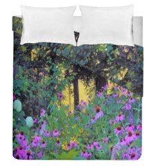 Hazy Morning Sunrise In My Rubio Garden Duvet Cover Double Side (queen Size) by myrubiogarden