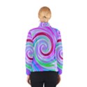 Groovy Abstract Red Swirl On Purple And Pink Winter Jacket View2