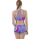 Groovy Abstract Red Swirl On Purple And Pink Perfect Fit Gym Set View2