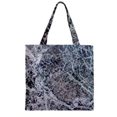 Marble Pattern Zipper Grocery Tote Bag by Alisyart