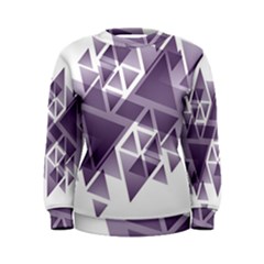 Geometry Triangle Abstract Women s Sweatshirt