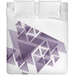 Geometry Triangle Abstract Duvet Cover (california King Size)