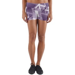 Geometry Triangle Abstract Yoga Shorts