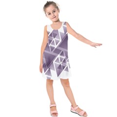 Geometry Triangle Abstract Kids  Sleeveless Dress