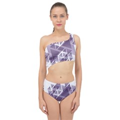 Geometry Triangle Abstract Spliced Up Two Piece Swimsuit