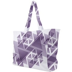 Geometry Triangle Abstract Simple Shoulder Bag by Alisyart