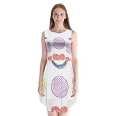 Geometry Euclidean Vector Sleeveless Chiffon Dress   by Alisyart