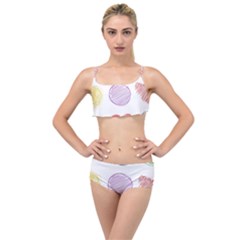 Geometry Euclidean Vector Layered Top Bikini Set by Alisyart