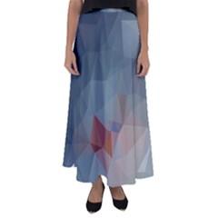 Triangle Geometry Trigonometry Flared Maxi Skirt