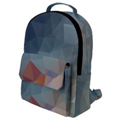 Triangle Geometry Trigonometry Flap Pocket Backpack (small)