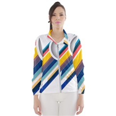 Vector Geometric Polygons And Circles Windbreaker (women)