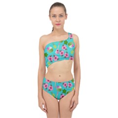 Hawaii Vibes Spliced Up Two Piece Swimsuit by Seashineswimwear