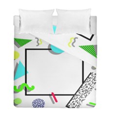 Abstract Geometric Triangle Dots Border Duvet Cover Double Side (full/ Double Size) by Alisyart