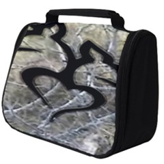 Black Love Browning Deer Camo Full Print Travel Pouch (Big)