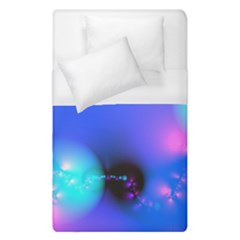 Love In Action, Pink, Purple, Blue Heartbeat Duvet Cover (single Size)