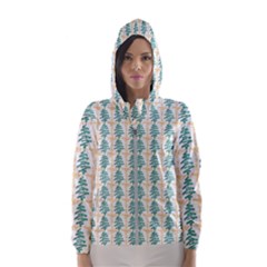 Christmas Tree Hooded Windbreaker (women)