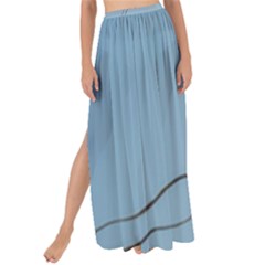 Airplane Airplanes Blue Sky Maxi Chiffon Tie-up Sarong by Mariart