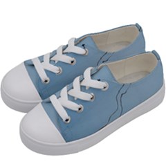 Airplane Airplanes Blue Sky Kids  Low Top Canvas Sneakers by Mariart