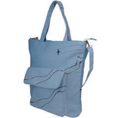 Airplane Airplanes Blue Sky Shoulder Tote Bag