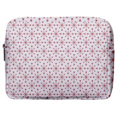 Pattern Christmas Pattern Red Stars Make Up Pouch (large)