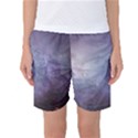 Orion Nebula pastel violet purple turquoise blue star formation Women s Basketball Shorts View1